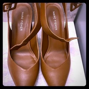 Tan leather shoes
